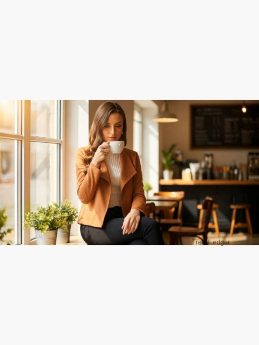 Faux Suede Draped Open Front Blazer Cardigan Jacket Long Sleeve Shawl Collar - Picture 6 of 7